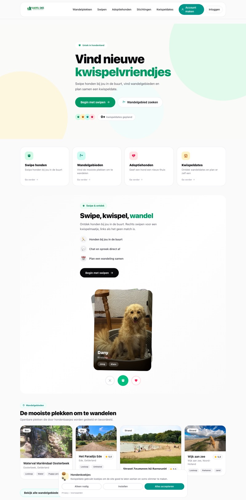 Website van Kwispeldate