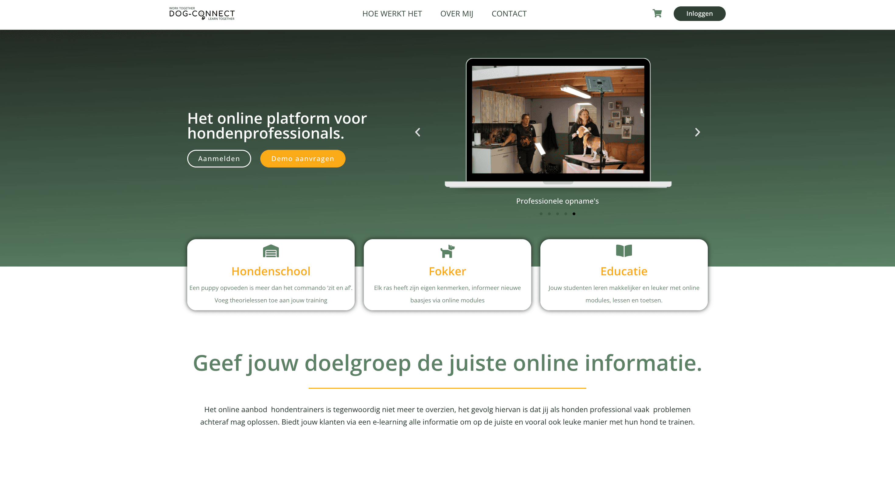 Screenshot van Dog-Connect